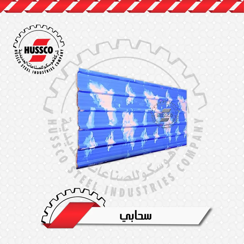 لون وتشطيب ألواح الزنك: سحابي